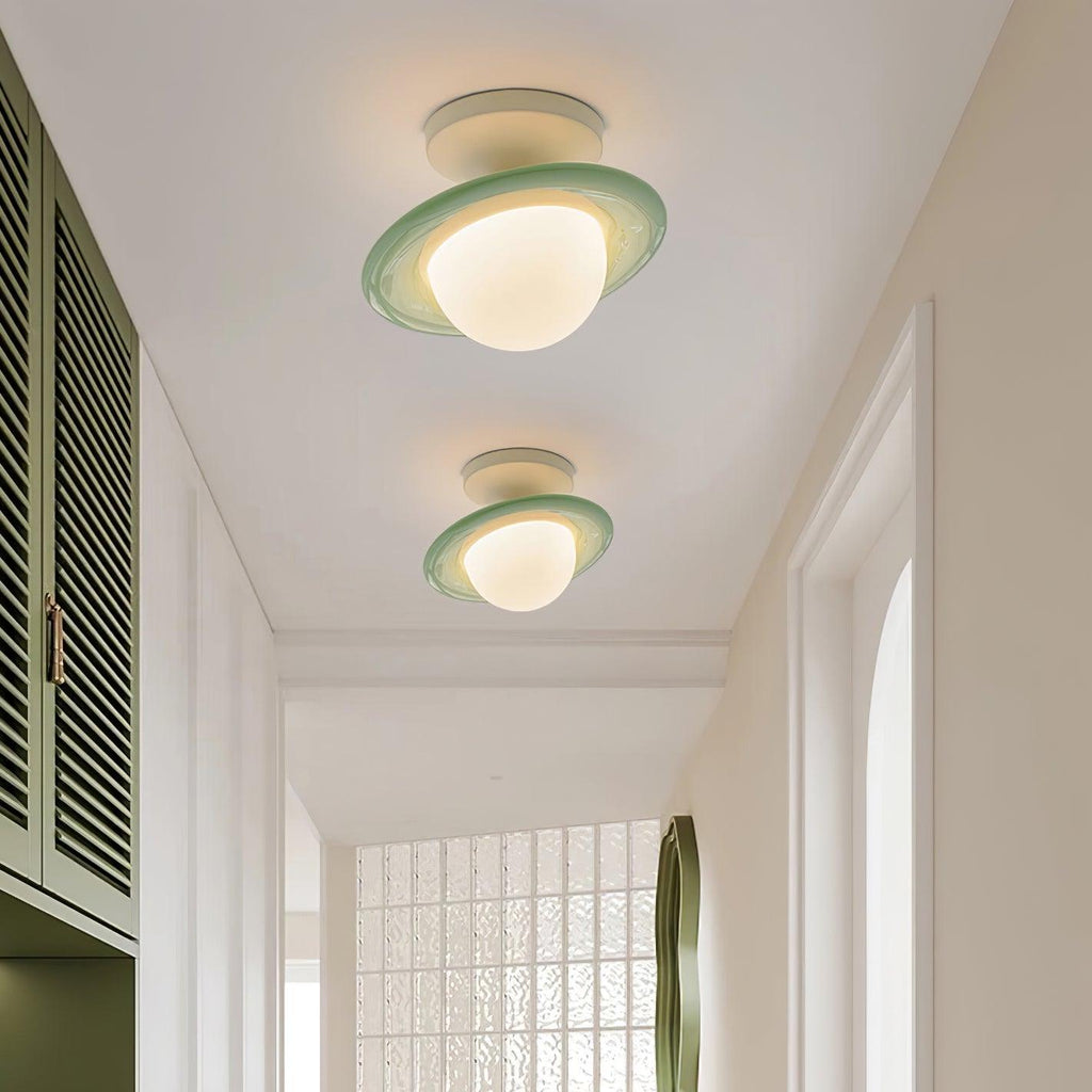 Hatherheath Carbon Steel Ceiling Light-Moonnatur