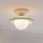 Hatherheath Carbon Steel Ceiling Light-Moonnatur