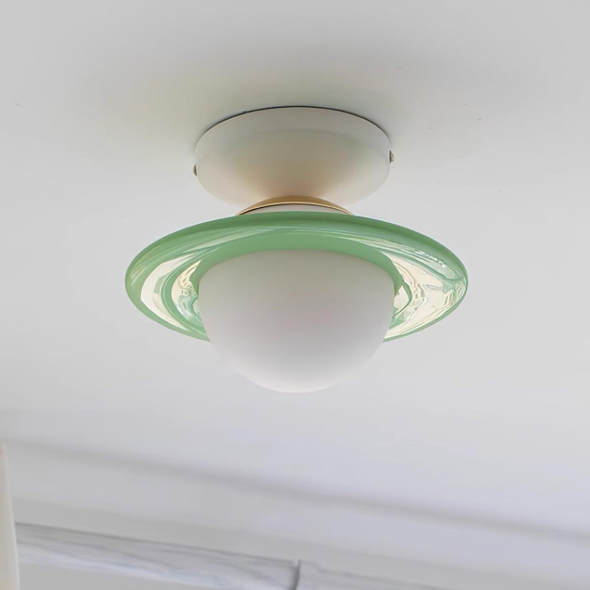 Hatherheath Carbon Steel Ceiling Light-Moonnatur