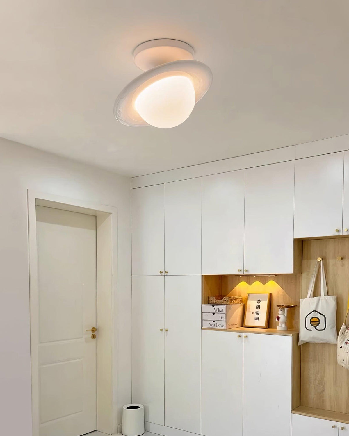 Hatherheath Carbon Steel Ceiling Light-Moonnatur