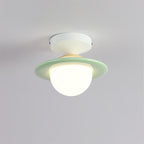 Hatherheath Carbon Steel Ceiling Light-Moonnatur