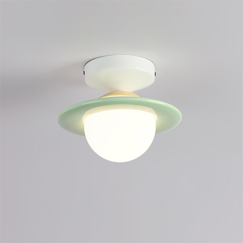 Hatherheath Carbon Steel Ceiling Light-Moonnatur