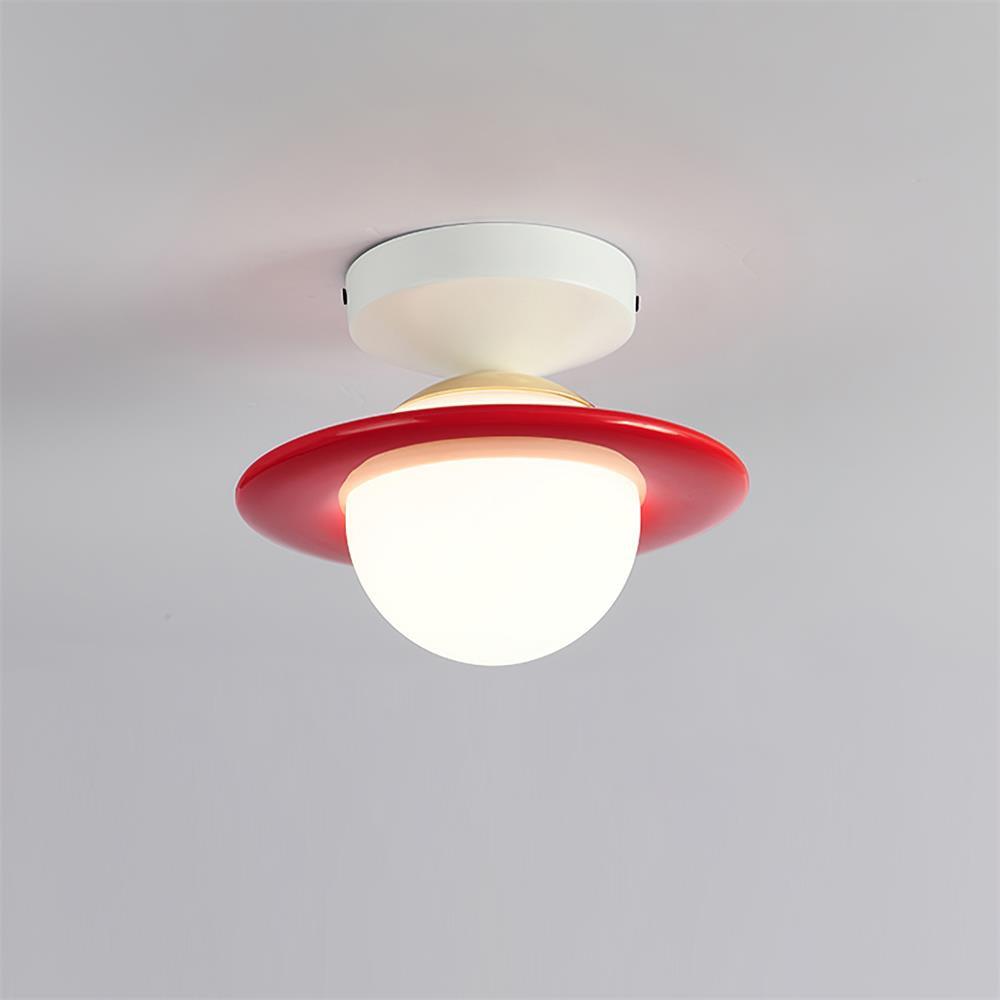 Hatherheath Carbon Steel Ceiling Light-Moonnatur