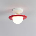 Hatherheath Carbon Steel Ceiling Light-Moonnatur
