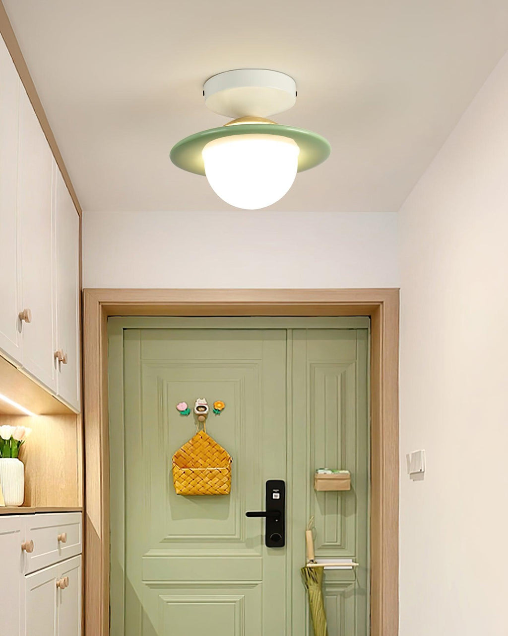 Hatherheath Carbon Steel Ceiling Light-Moonnatur