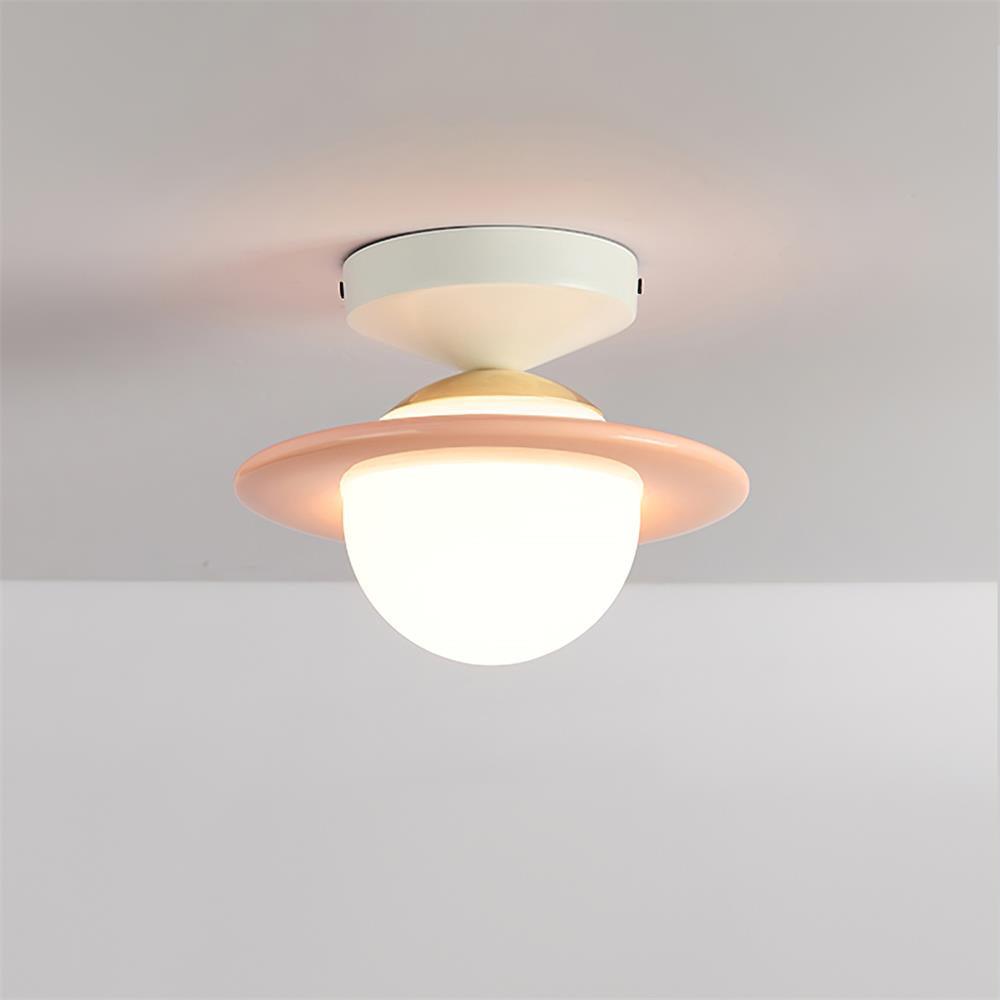 Hatherheath Carbon Steel Ceiling Light-Moonnatur