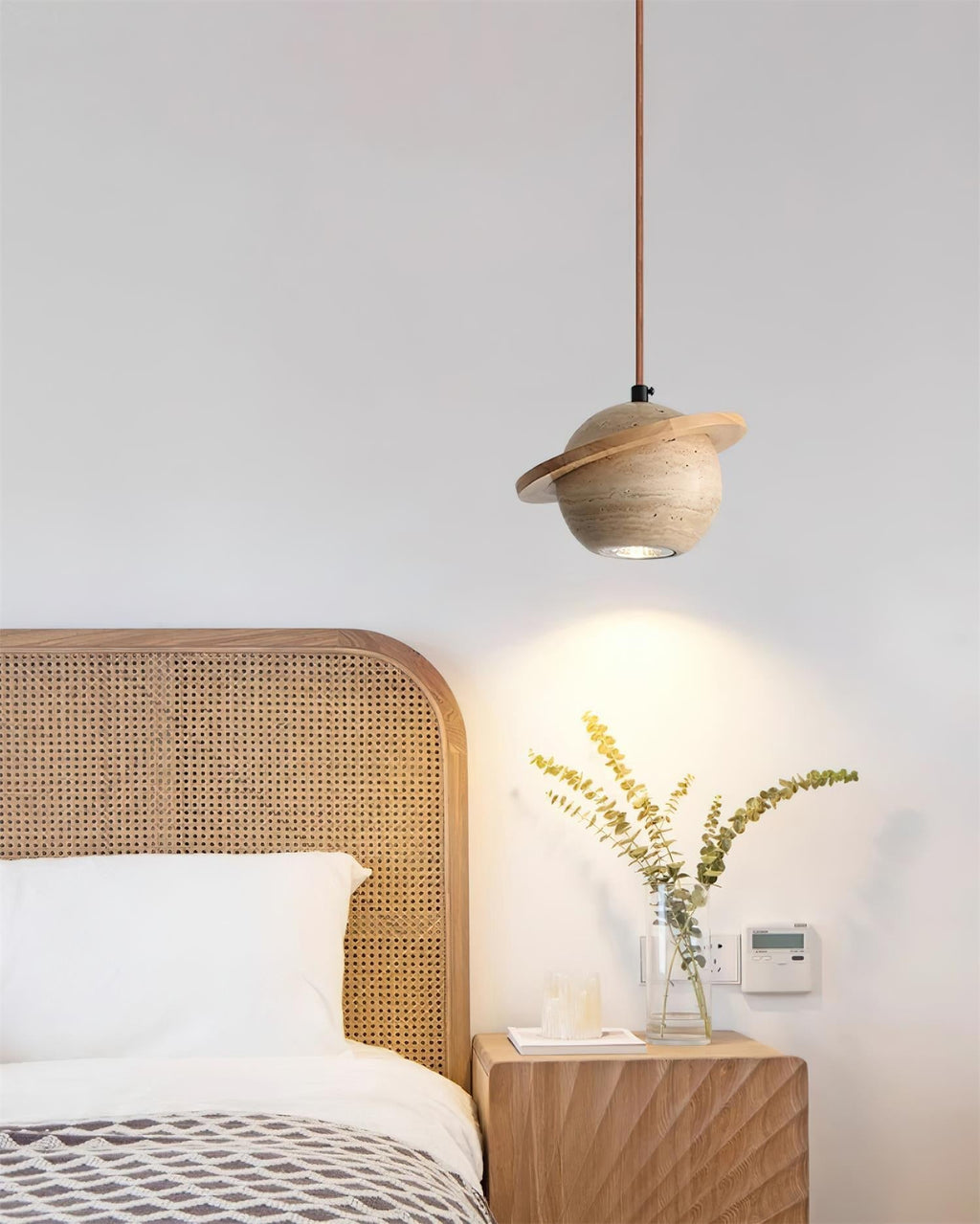 Galdenwood Travertine Pendant Light-Moonnatur