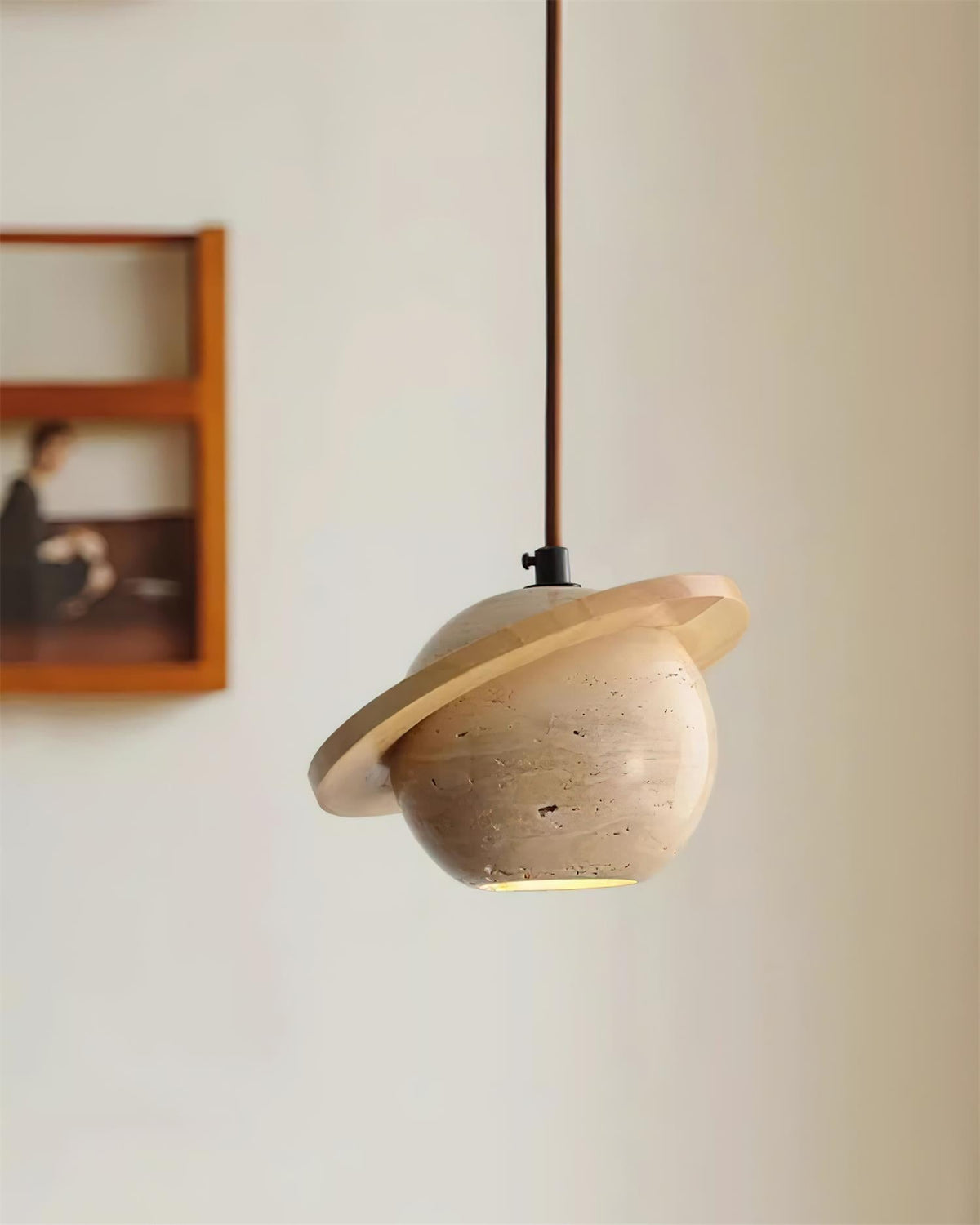 Galdenwood Travertine Pendant Light-Moonnatur