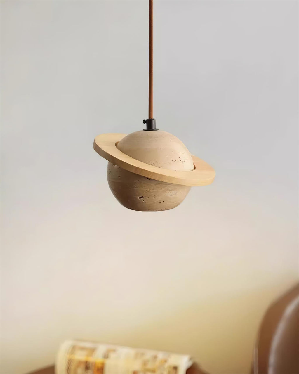 Galdenwood Travertine Pendant Light-Moonnatur