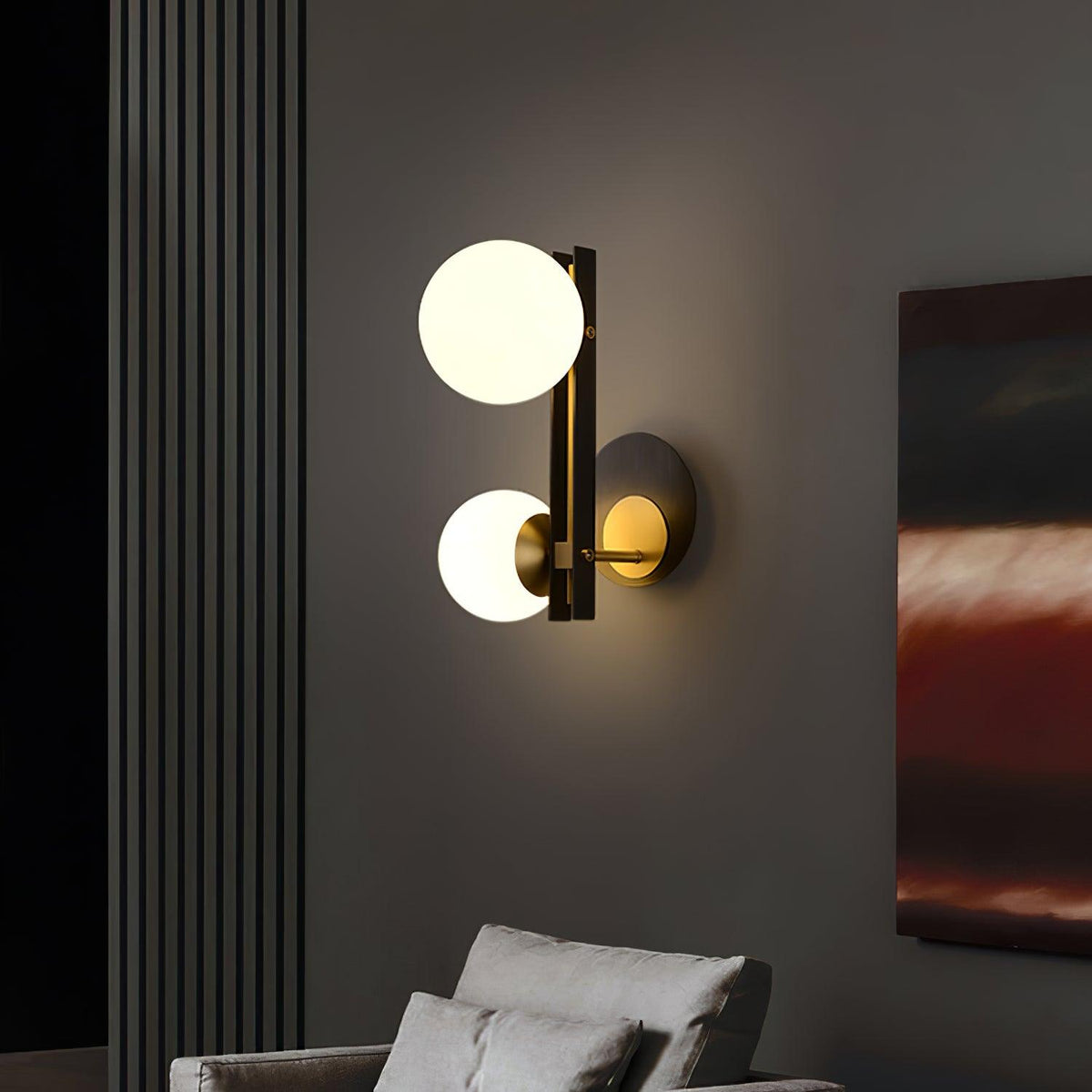 Osternaria Glass Wall Light-Moonnatur