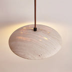 Quenelorie Travertine Pendant Light-Moonnatur