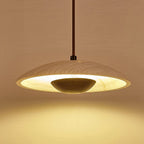 Quenelorie Travertine Pendant Light-Moonnatur