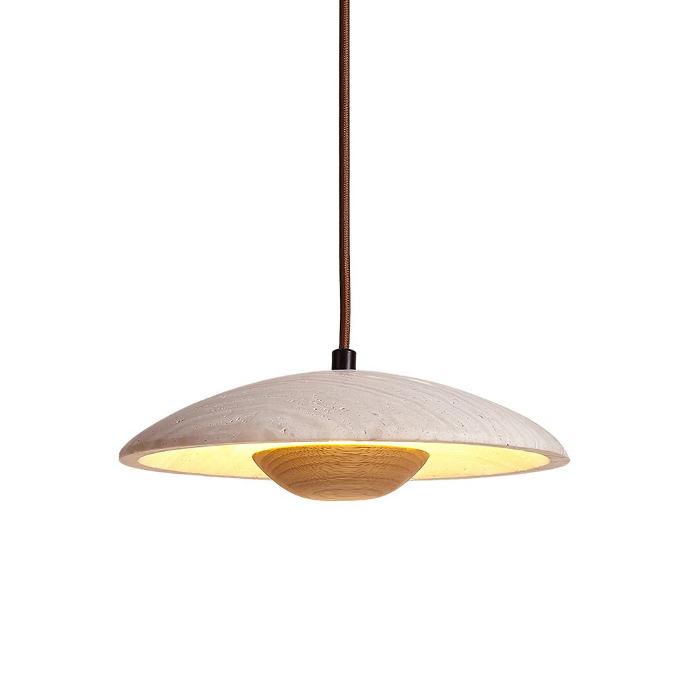 Quenelorie Travertine Pendant Light-Moonnatur