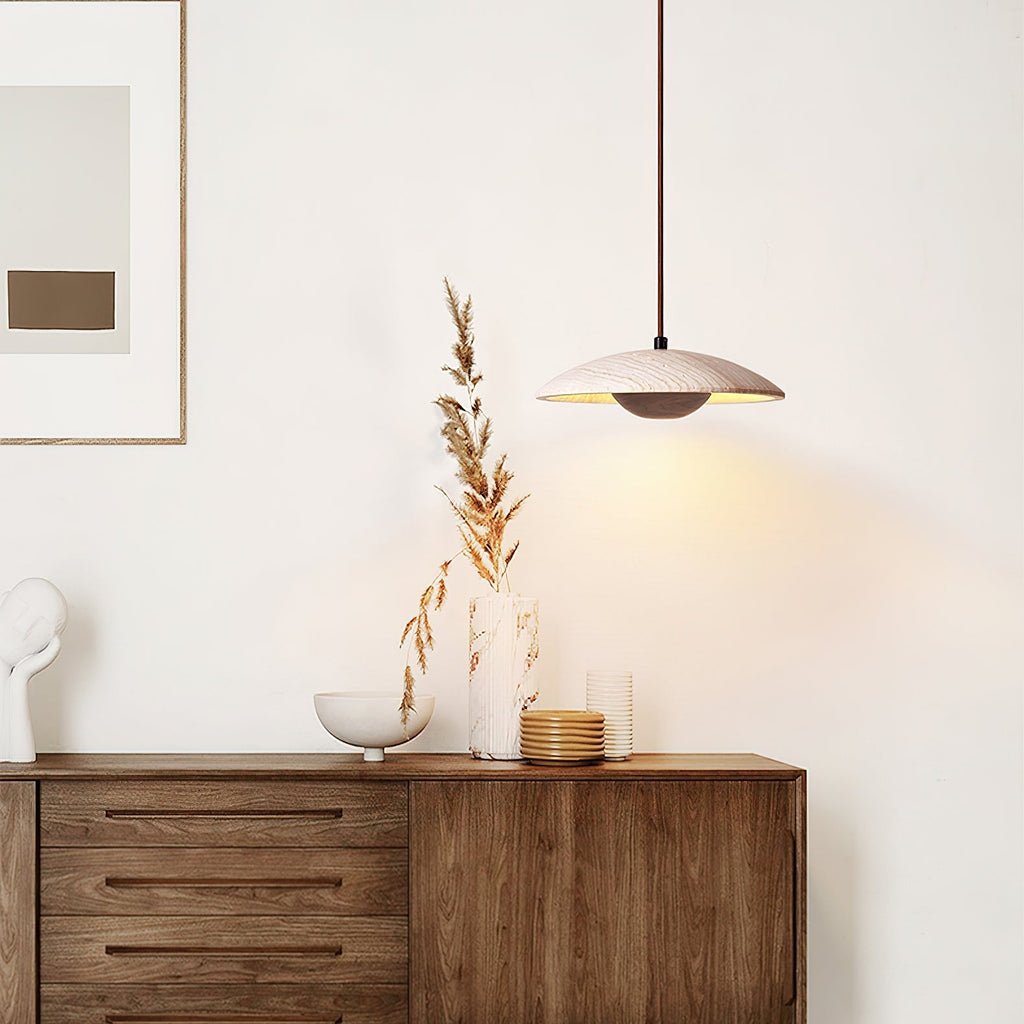 Quenelorie Travertine Pendant Light-Moonnatur