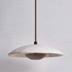 Quenelorie Travertine Pendant Light-Moonnatur