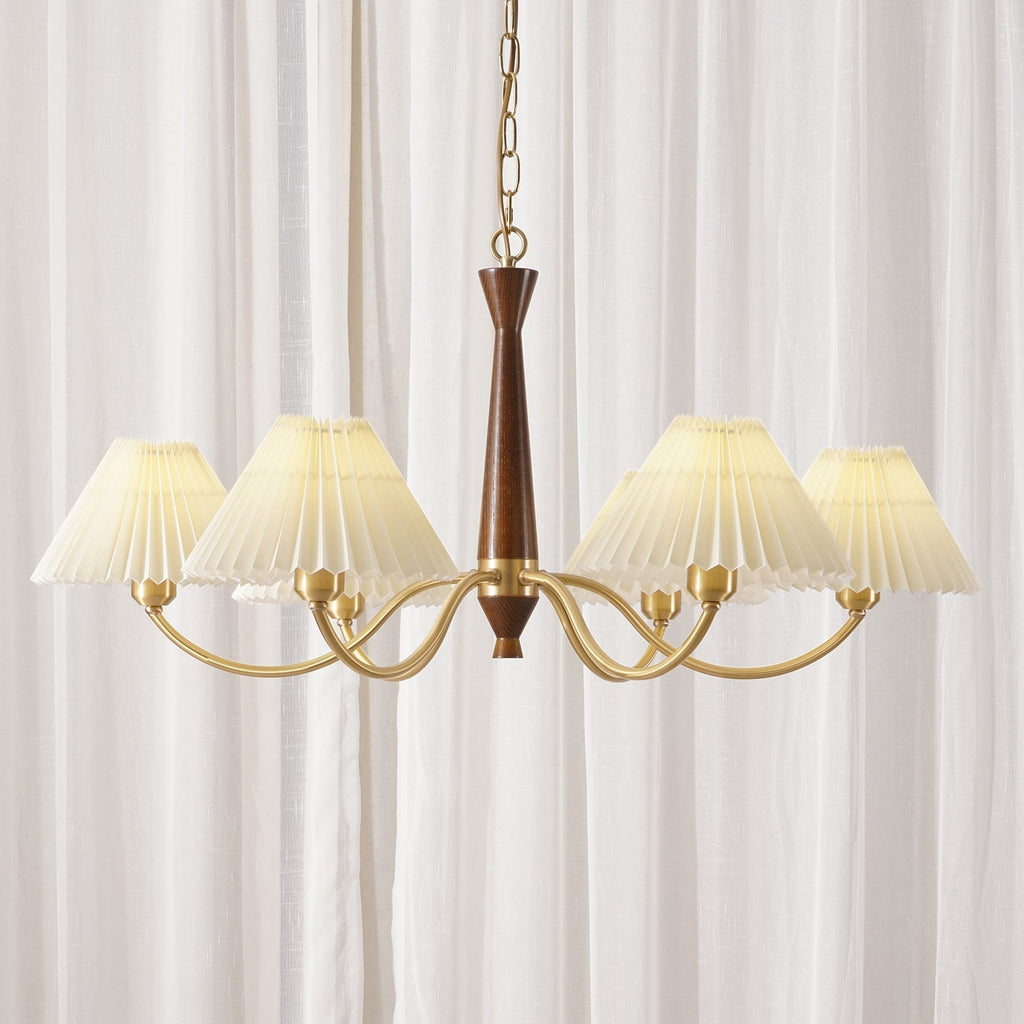 Quenelcove Fabric Chandelier-Moonnatur