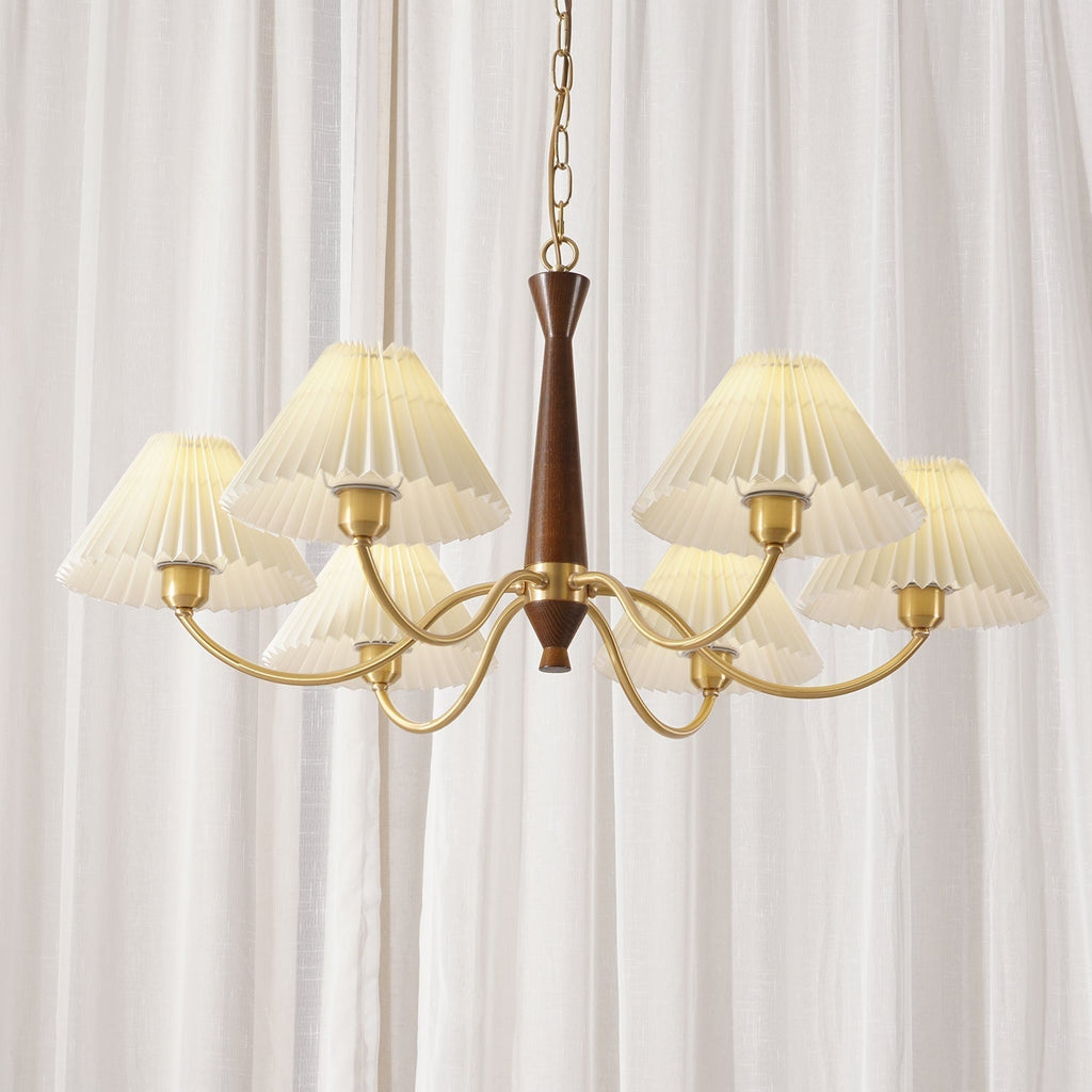 Quenelcove Fabric Chandelier-Moonnatur