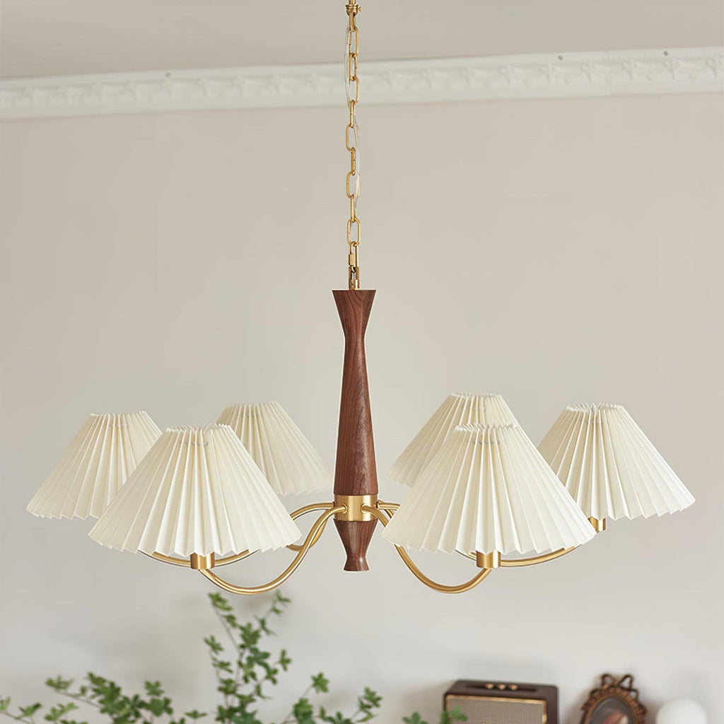 Quenelcove Fabric Chandelier-Moonnatur