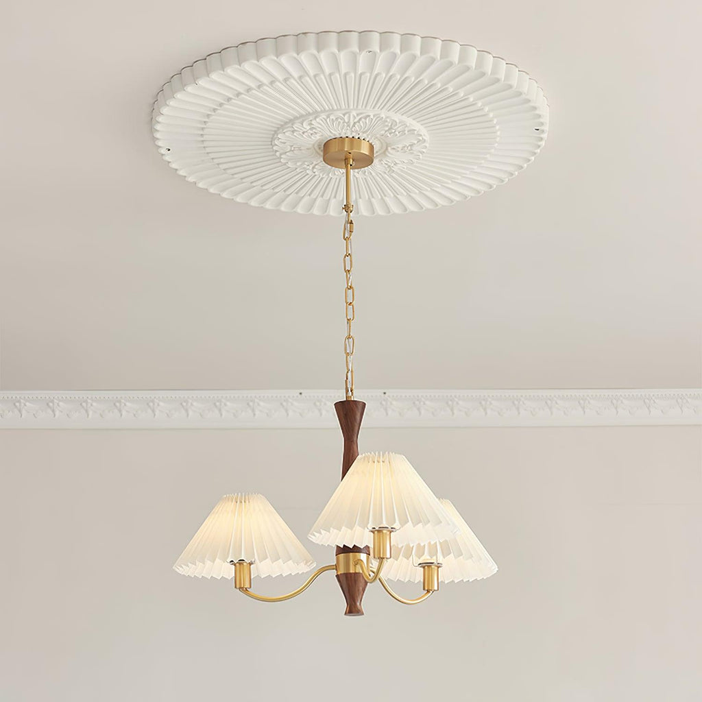 Quenelcove Fabric Chandelier-Moonnatur