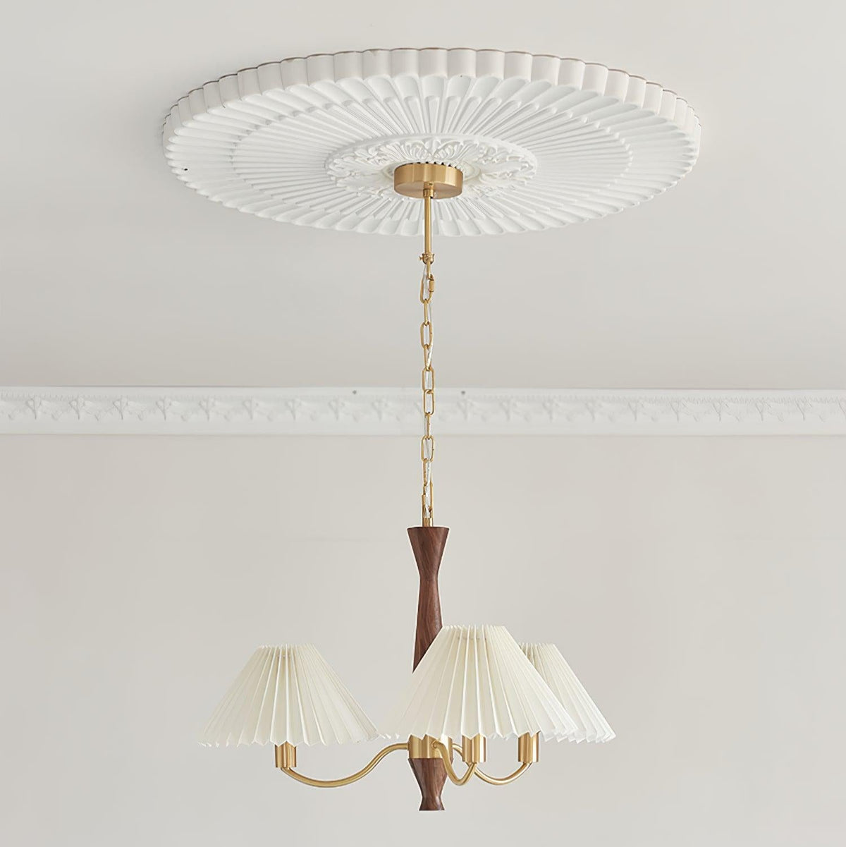 Quenelcove Fabric Chandelier-Moonnatur
