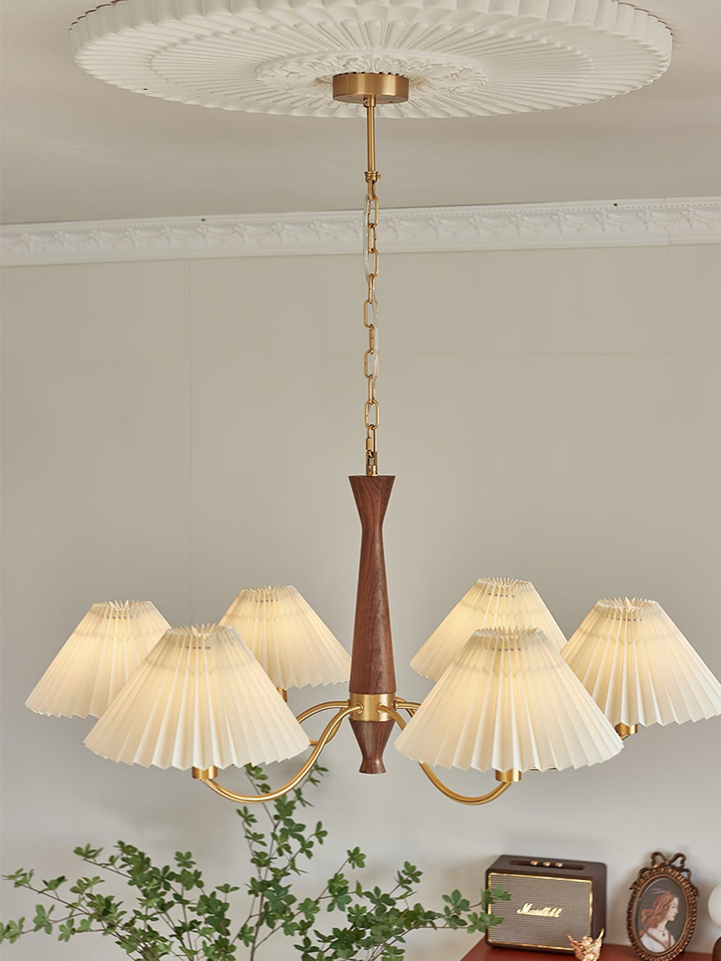 Lissavine Fabric Chandelier-Moonnatur
