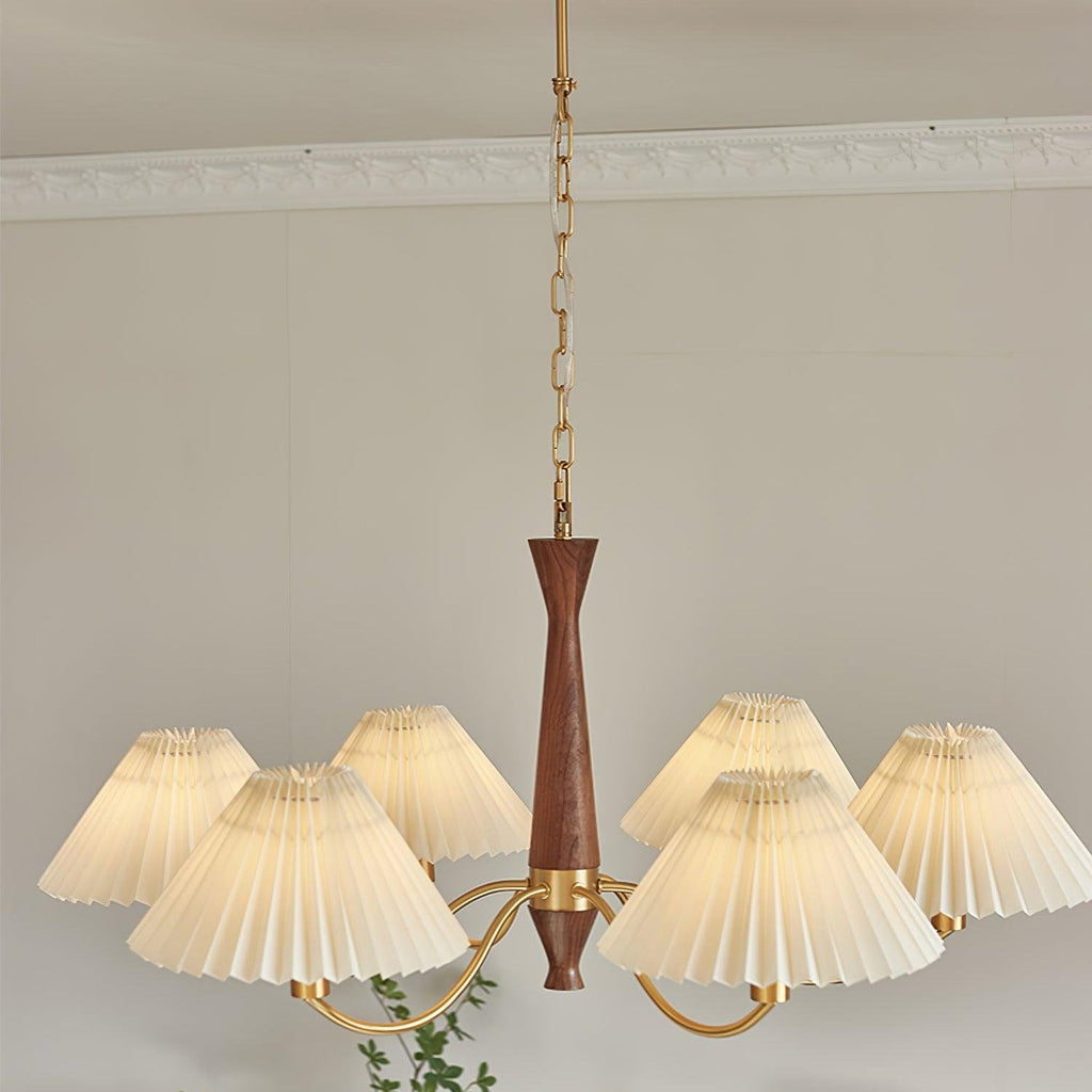 Quenelcove Fabric Chandelier-Moonnatur