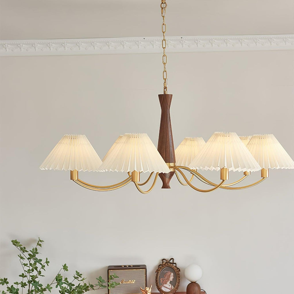 Quenelcove Fabric Chandelier-Moonnatur