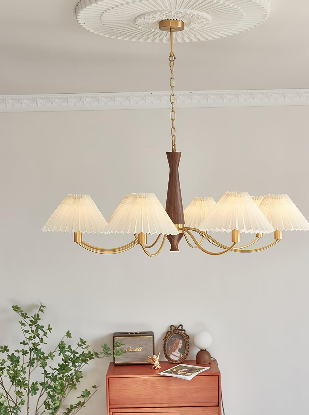 Lissavine Fabric Chandelier-Moonnatur