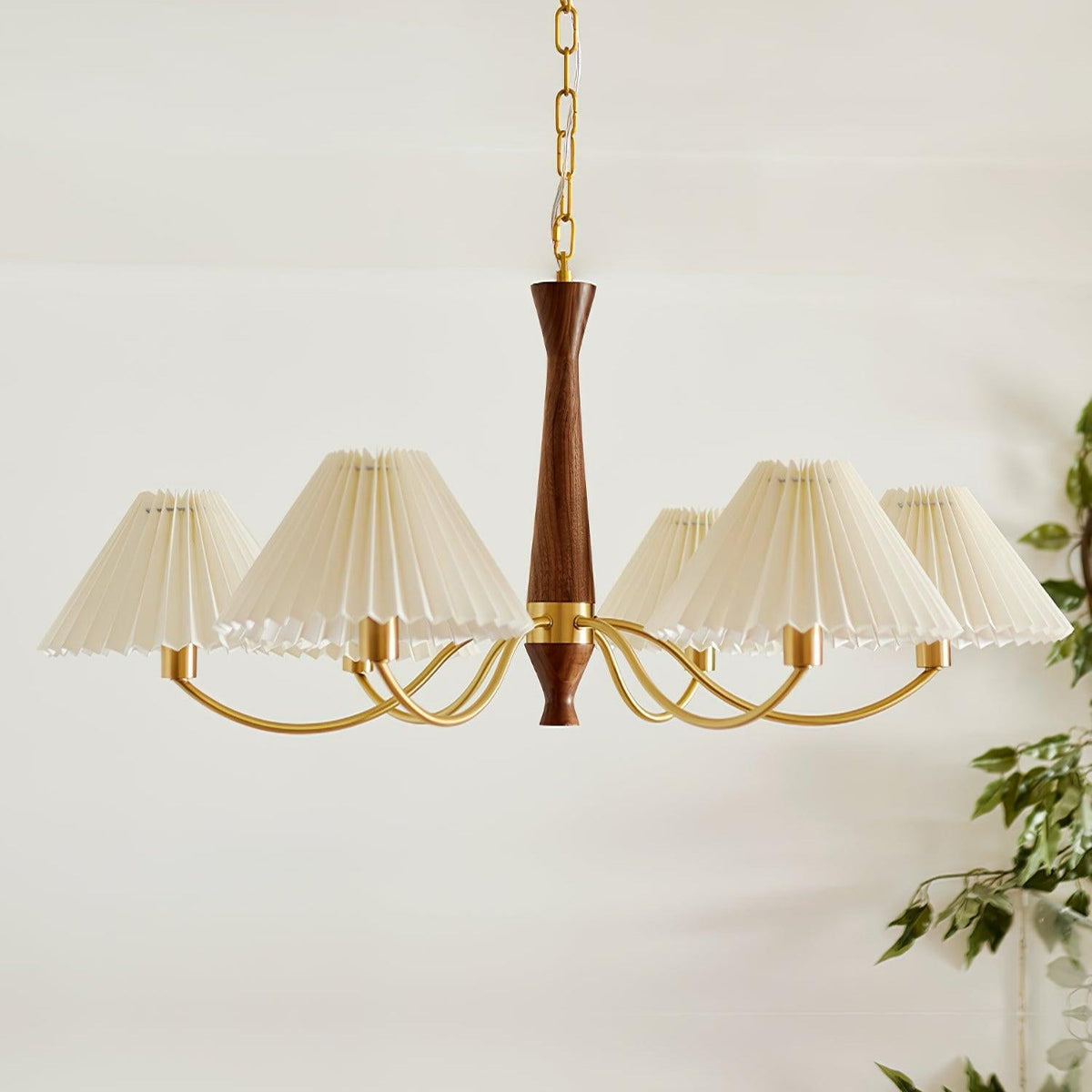 Quenelcove Fabric Chandelier-Moonnatur