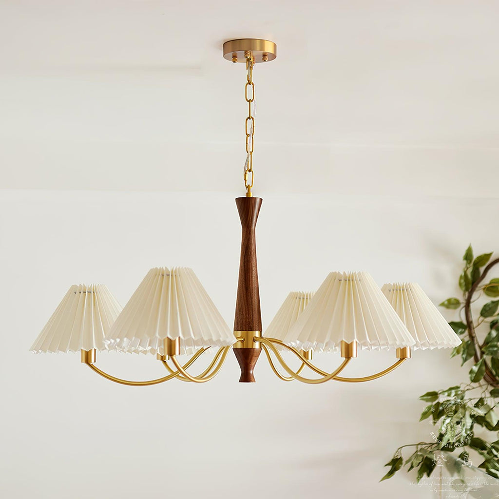 Quenelcove Fabric Chandelier-Moonnatur