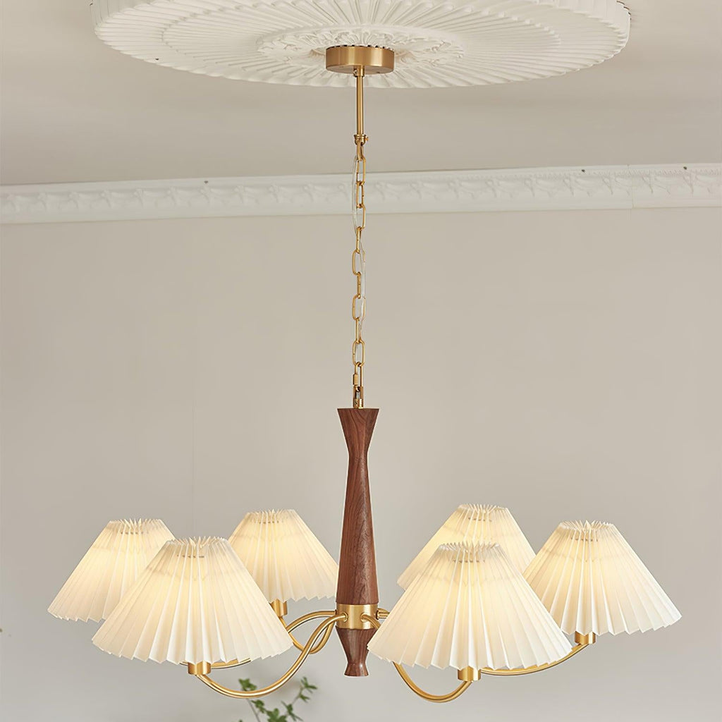 Quenelcove Fabric Chandelier-Moonnatur
