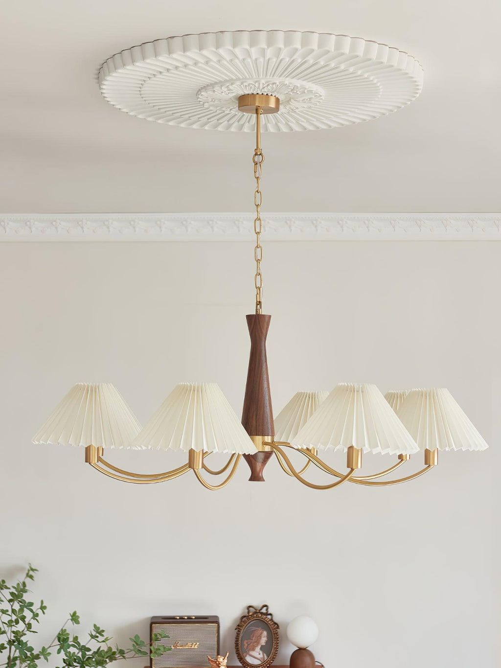 Lissavine Fabric Chandelier-Moonnatur