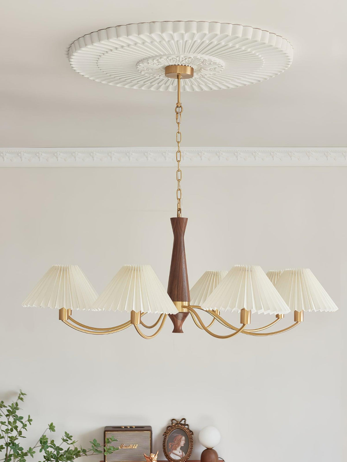 Lissavine Fabric Chandelier-Moonnatur