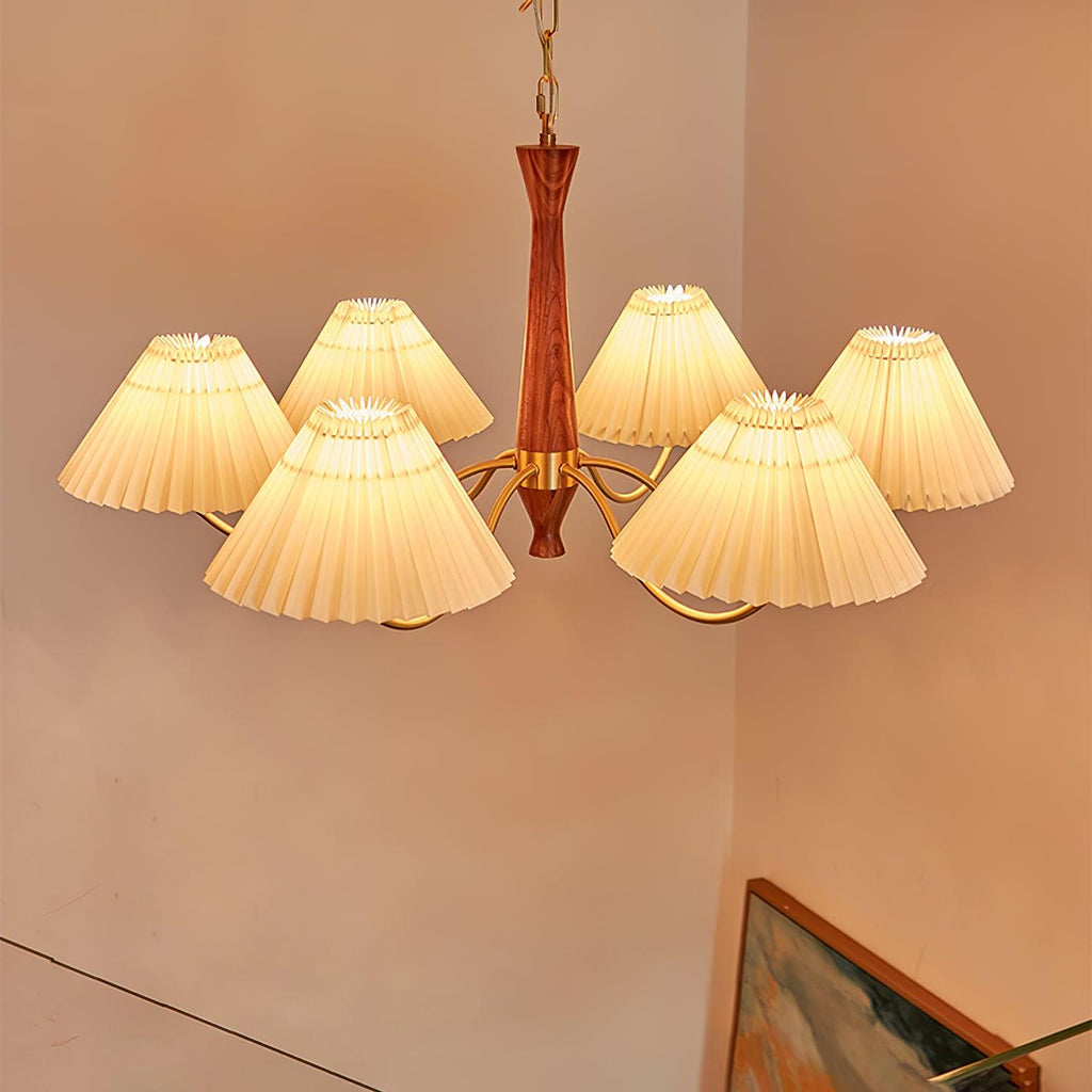 Quenelcove Fabric Chandelier-Moonnatur