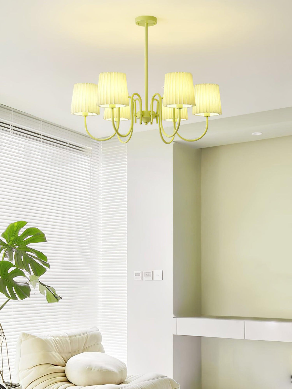 Lorrenbrook Fabric Chandelier-Moonnatur