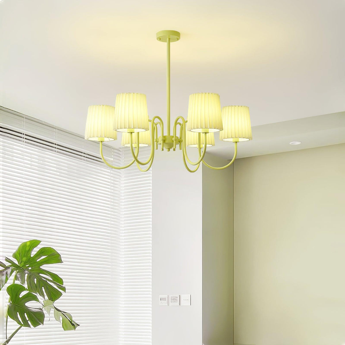 Lorrenbrook Fabric Chandelier-Moonnatur