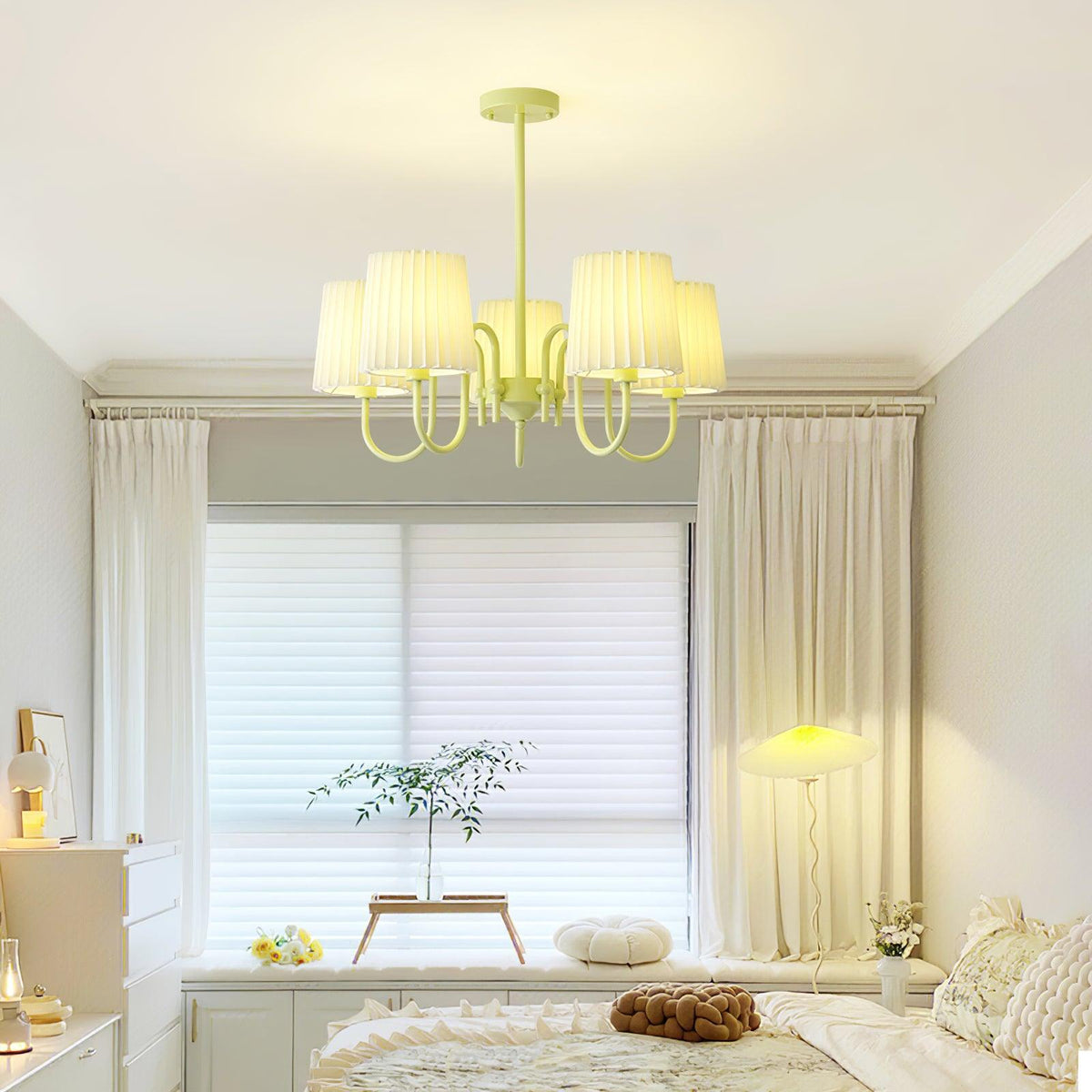 Lorrenbrook Fabric Chandelier-Moonnatur