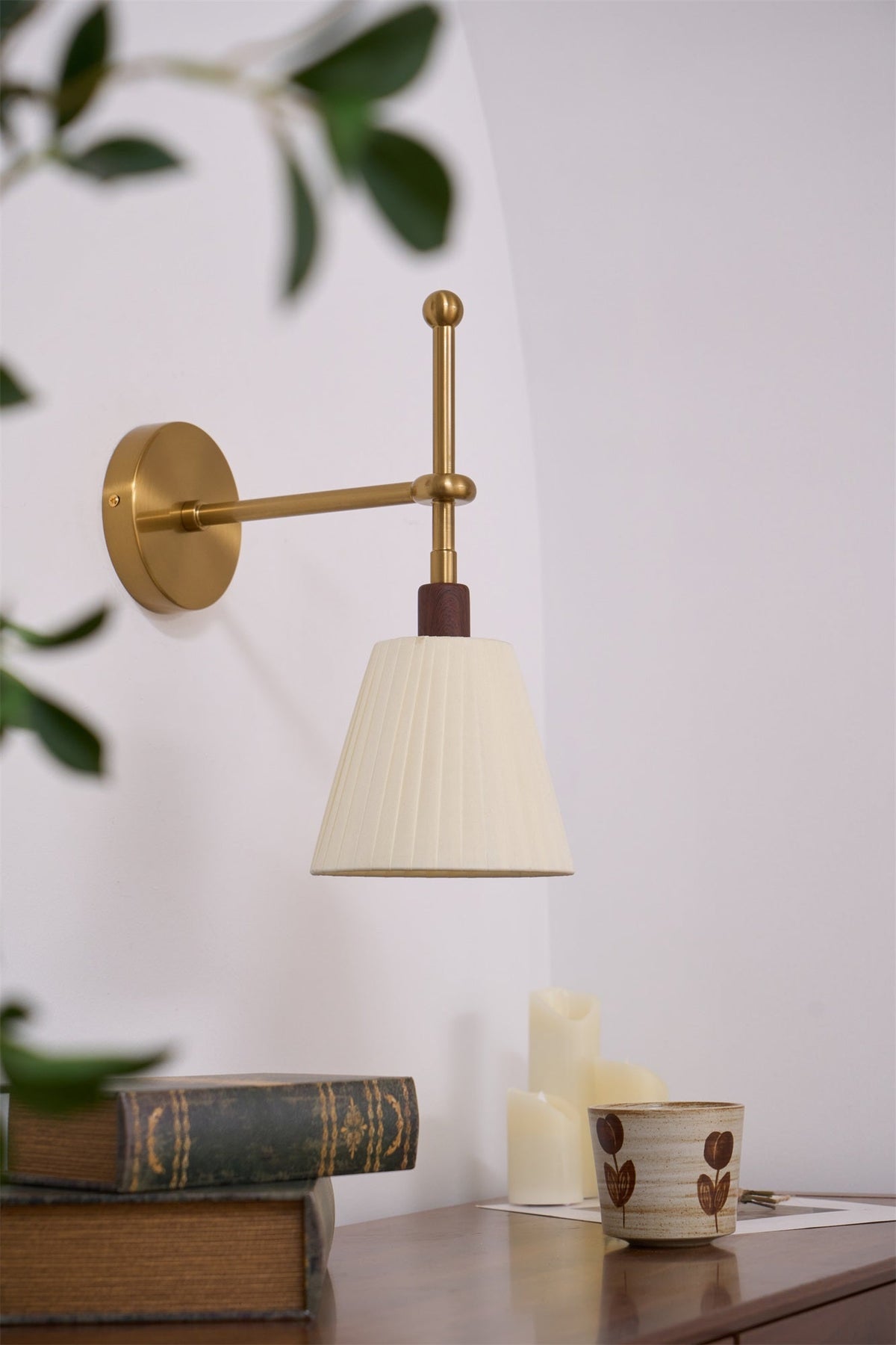 Morvenaria Fabric Wall Light-Moonnatur