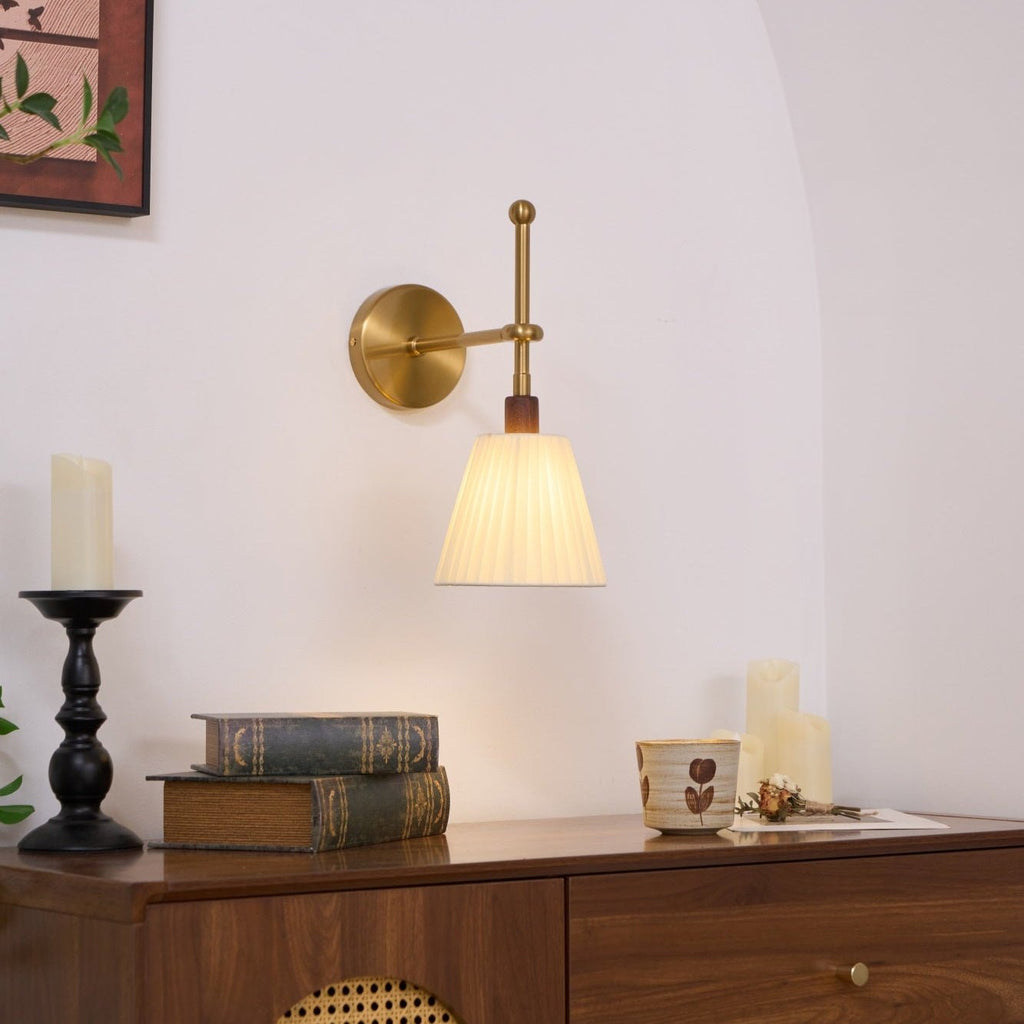 Morvenaria Fabric Wall Light-Moonnatur