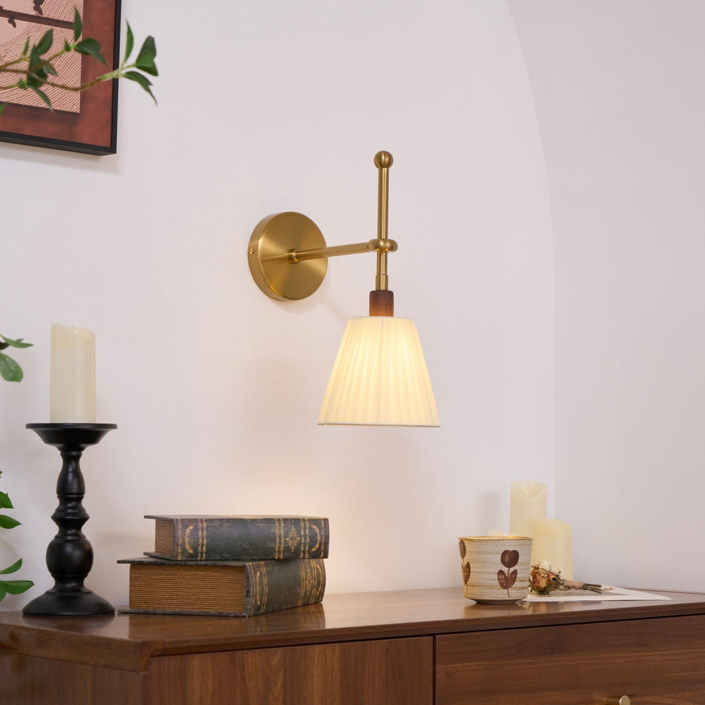 Morvenaria Fabric Wall Light-Moonnatur