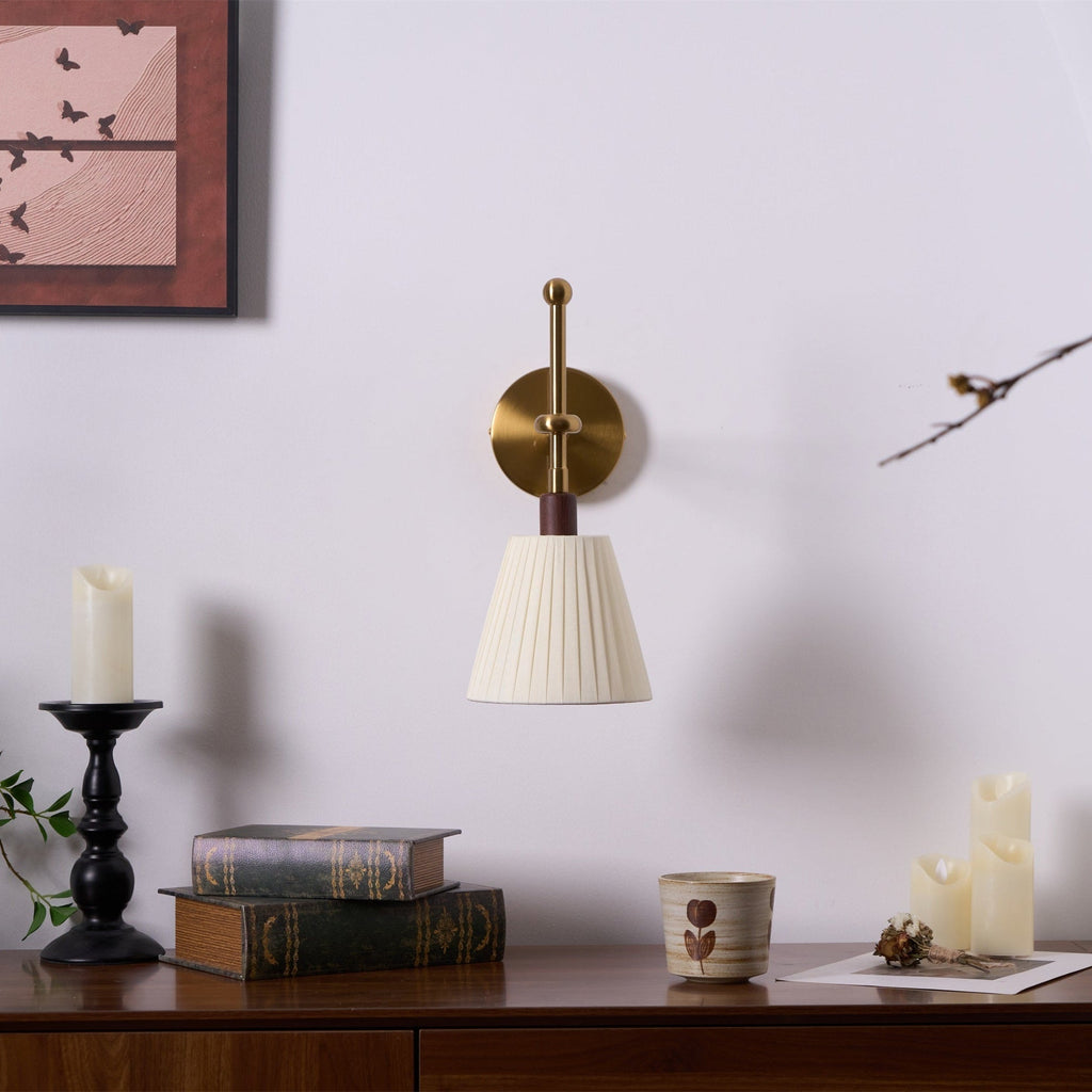 Morvenaria Fabric Wall Light-Moonnatur