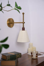 Morvenaria Fabric Wall Light-Moonnatur