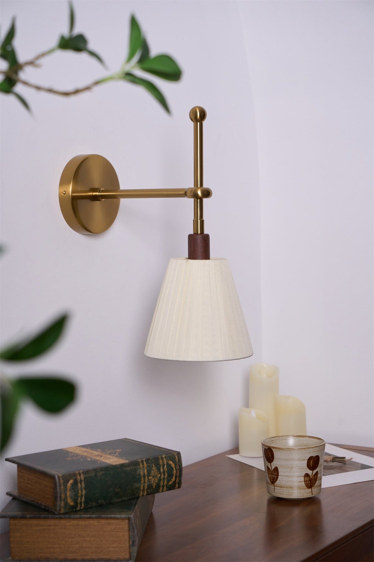 Morvenaria Fabric Wall Light-Moonnatur