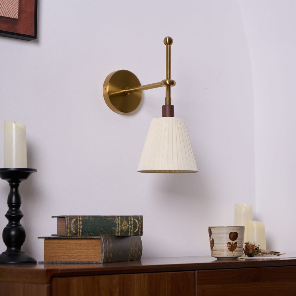 Morvenaria Fabric Wall Light-Moonnatur