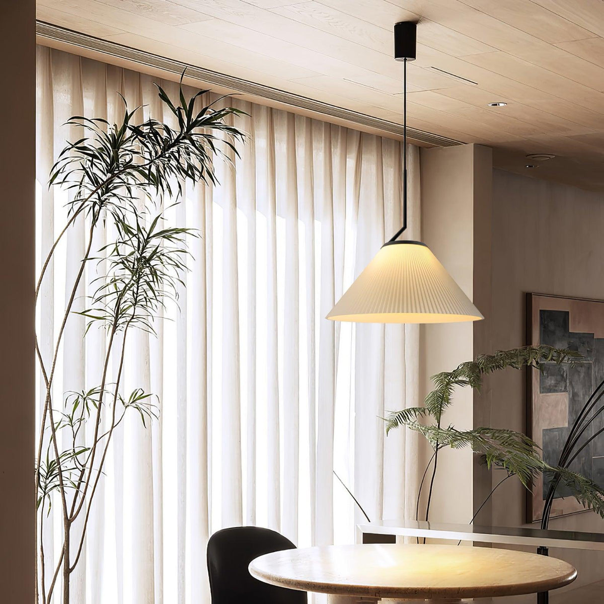 Sorenia Fabric Pendant Light-Moonnatur