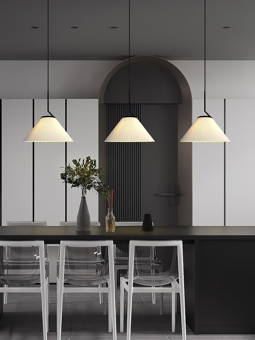 Sorenia Fabric Pendant Light-Moonnatur