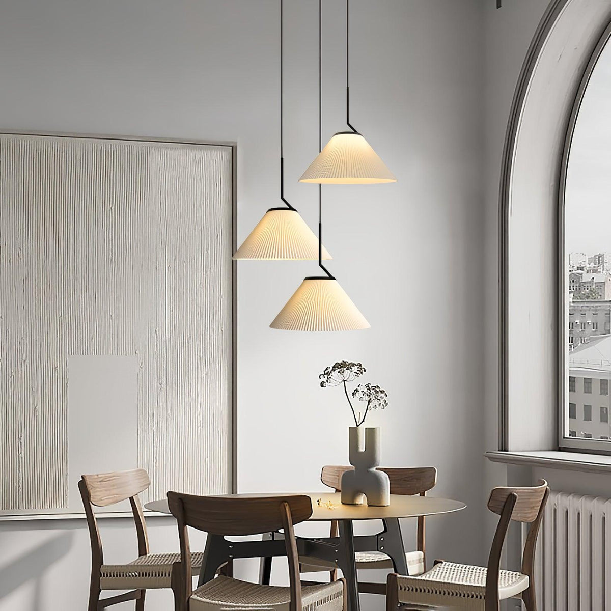 Sorenia Fabric Pendant Light-Moonnatur