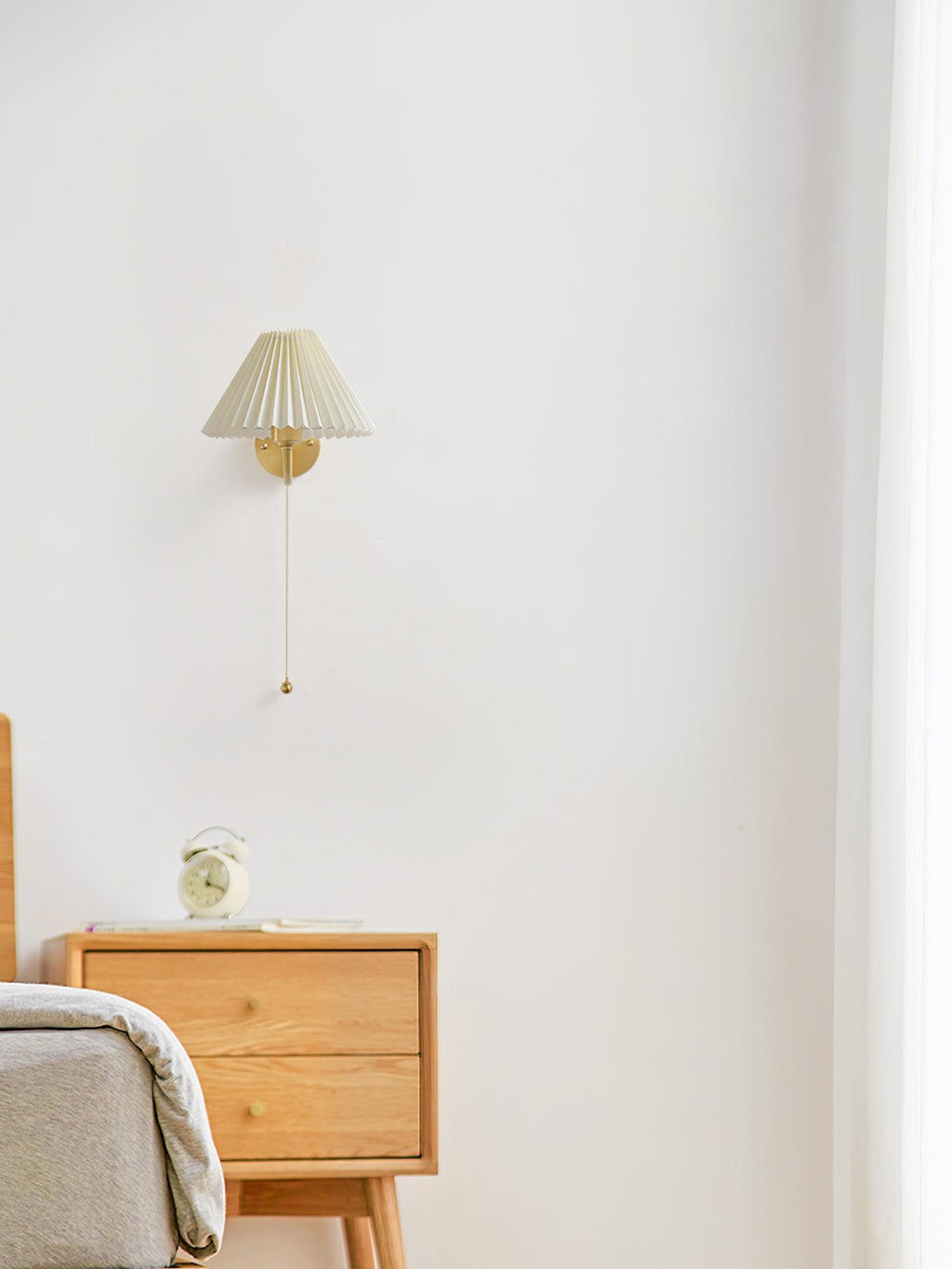 Lindenara Fabric Wall Light-Moonnatur