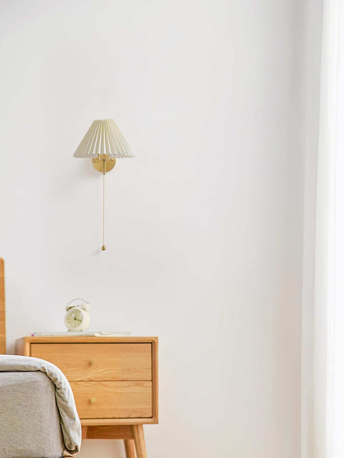 Lindenara Fabric Wall Light-Moonnatur