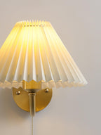 Lindenara Fabric Wall Light-Moonnatur